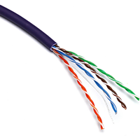 100-066 Cable Cat5e U/UTP 24AWG LS0H Dca 305m Violeta EXCEL